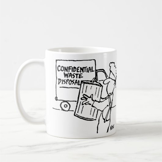 Verwerking van Vertrouwelijk Afval Koffiemok (Links)