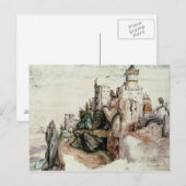 Verwerkt kasteel briefkaart (Voorkant / Achterkant)