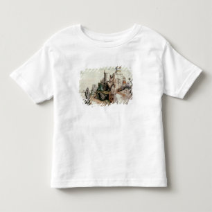 Verwerkt kasteel kinder shirts