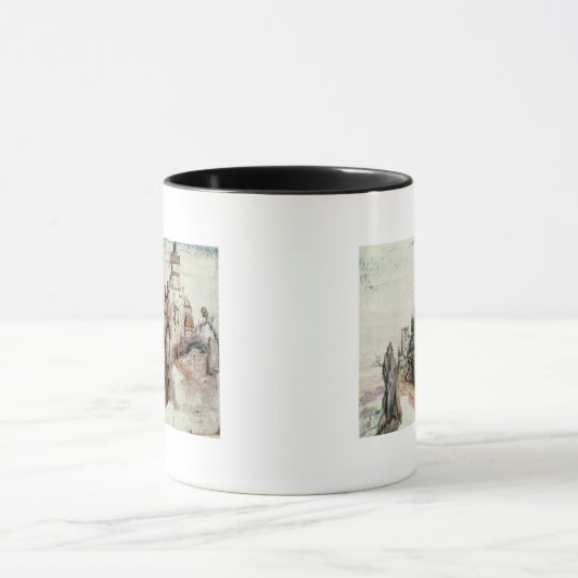 Verwerkt kasteel mok (Midden)