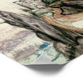 Verwerkt kasteel poster (Hoek)