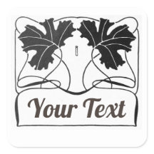  verwerkt product Art nouveau plant 