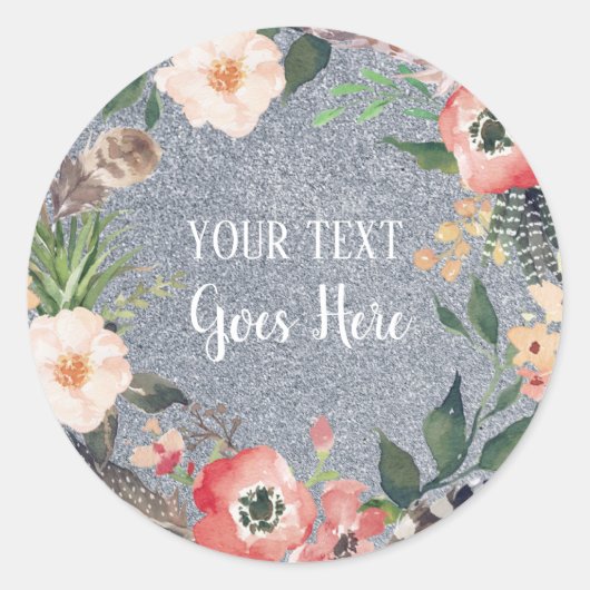  verwerkt product - Kort strooisel Ronde Sticker (Voorkant)