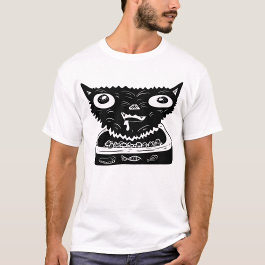 Verwerp cynisme kat t-shirt (Voorkant)