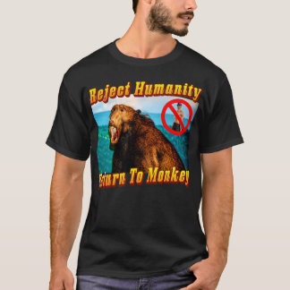 Verwerp de mensheid Terug naar Monkey Meme Island T-shirt