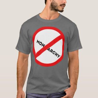 Verwerp de monarchie t-shirt