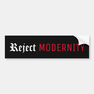 Verwerp Modernisering Bumpersticker