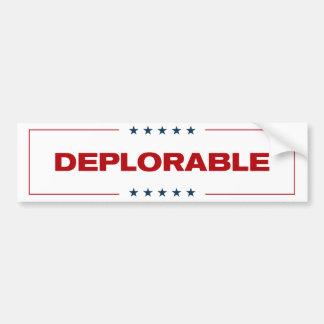 Verwerpelijk Bumpersticker
