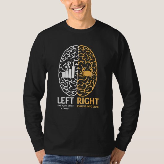 Verwerpen van de moderne beweging in krab t-shirt (Voorkant)