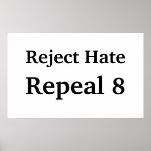Verwerping Hate, intrekking 8 Poster