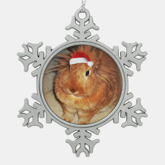 Verwerping van Bunny Rabbit Santa Ornament