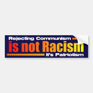 Verwerping van het communisme bumpersticker