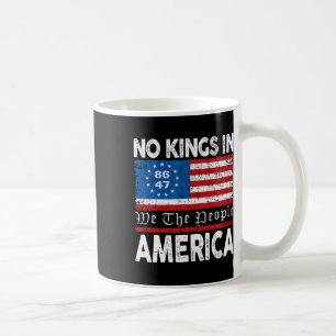 Verwerpt geen koningen in Amerika 1776 Verzet Poli Koffiemok