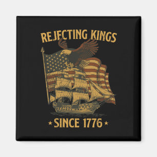Verwerpt koningen sinds 1776 Byld Eagle Patriotic Magneet