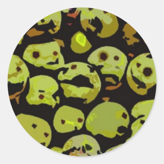 verwerpt ronde sticker (Voorkant)