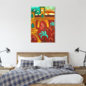 Verwerving kasteel 2010 canvas afdruk (Insitu (Slaapkamer))