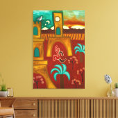 Verwerving kasteel 2010 canvas afdruk (Insitu (Woonkamer))