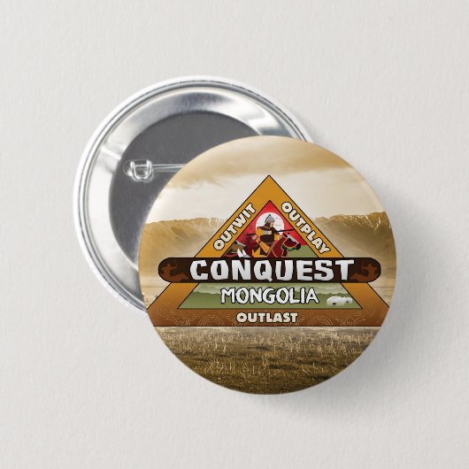 Verwerving: Mongolië Logo Button (Voorkant /achterkant)
