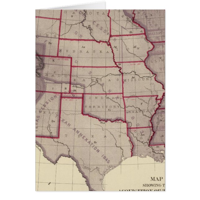 Verwerving van Amerikaanse gebieden (Voorkant)