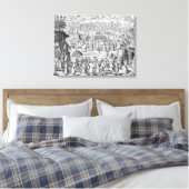 Verwerving van een bruid naar huis canvas afdruk (Insitu (Slaapkamer))