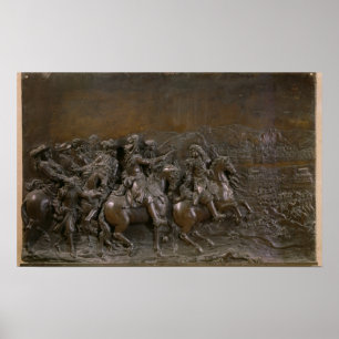 Verwerving van Franche-Comte in 1674, c.1686 Poster