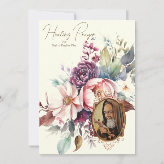 Verwerving van gebeden door de Kaart van St. Padre (Voorkant)