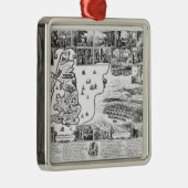 Verwerving van Gustavus II Adolphus Metalen Ornament (Rechts)