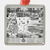 Verwerving van Gustavus II Adolphus Metalen Ornament (Voorkant)