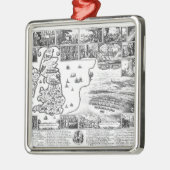 Verwerving van Gustavus II Adolphus Metalen Ornament (Links)