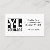 Verwerving van hulp wilde baan met busi visitekaartje (Achterkant)