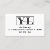 Verwerving van hulp wilde baan visitekaartje (Achterkant)