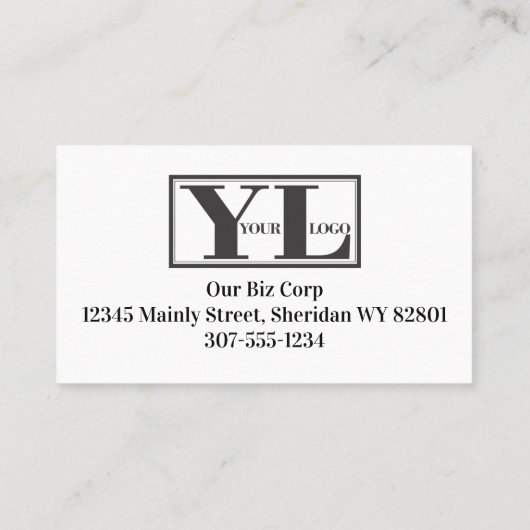 Verwerving van hulp wilde baan visitekaartje (Achterkant)