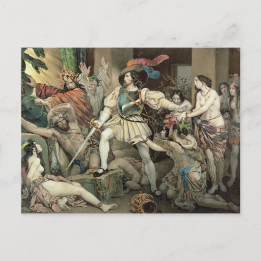 Verwerving van Mexico Briefkaart (Voorkant)