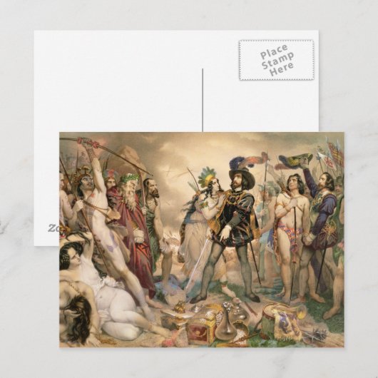 Verwerving van Mexico Briefkaart (Voorkant / Achterkant)