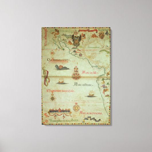 Verwerving van Mexico en Peru Canvas Afdruk (Voorkant)