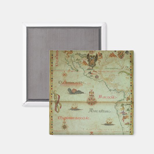 Verwerving van Mexico en Peru Magneet (Voorkant / Achterkant)