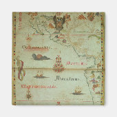 Verwerving van Mexico en Peru Magneet (Voorkant)