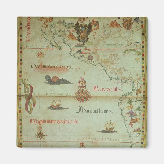 Verwerving van Mexico en Peru Magneet (Voorkant)