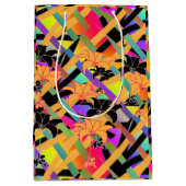 verweven bloem medium cadeauzakje (Voorkant)