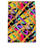 verweven bloem medium cadeauzakje (Achterkant)