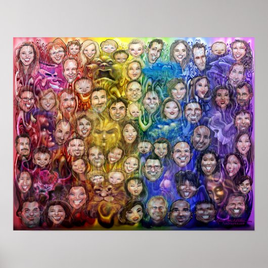 verweven caleidoscoop van emotie poster (Voorkant)