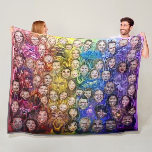Verweven emoties fleece deken (In situ)