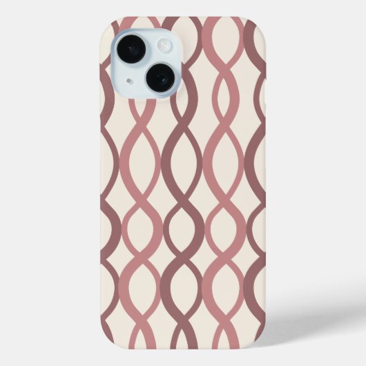 verweven geometrisch patroon-modern minimalistisch Case-Mate iPhone case (Achterkant)