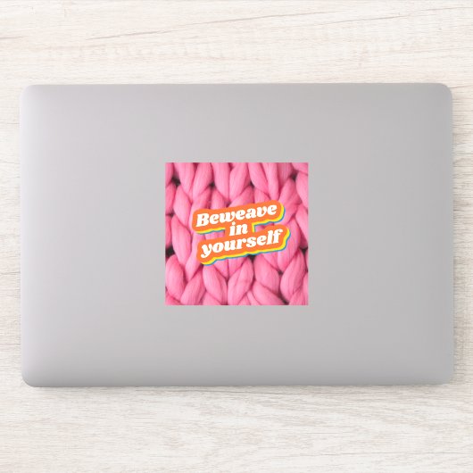 Verweven in je eigen Sticker (Computer)