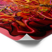 Verweven Magische Regenboog Poster (Hoek)