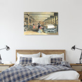 Verweven met mozaïeken, 1834 canvas afdruk (Insitu (Slaapkamer))