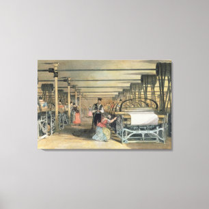 Verweven met mozaïeken, 1834 canvas afdruk