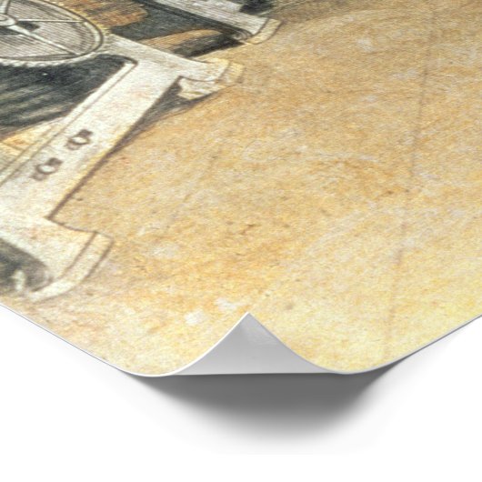 Verweven met mozaïeken, 1834 poster (Hoek)