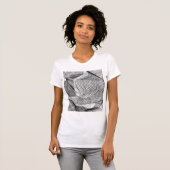 Verweven Tapestry van Time Women T Shirt (Voorkant volledig)
