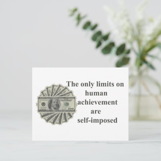 verwezenlijking briefkaart (Staand voorkant)